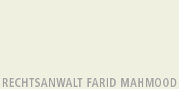 Rechtsanwalt Farid Mahmood