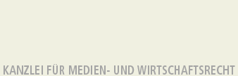 Kanzlei f&uuml;r Medien- und Wirtschaftsrecht